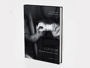 Copertina del libro "COVID-19: quei giorni sotto il cielo di Urbino" di Tonino Mosconi e Romina Pierantoni