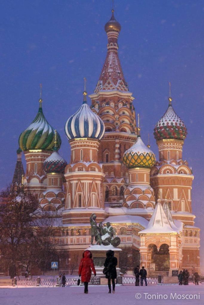 Fotografia di Tonino Mosconi ritraente Piazza Rossa a Mosca